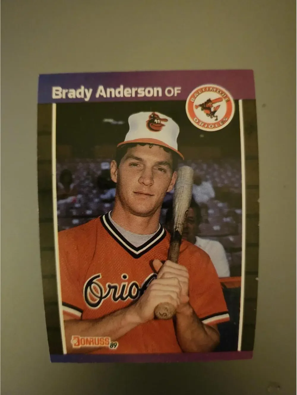 1989 Donruss #519 Brady Anderson (RC) Rookie Card - Baltimore Orioles